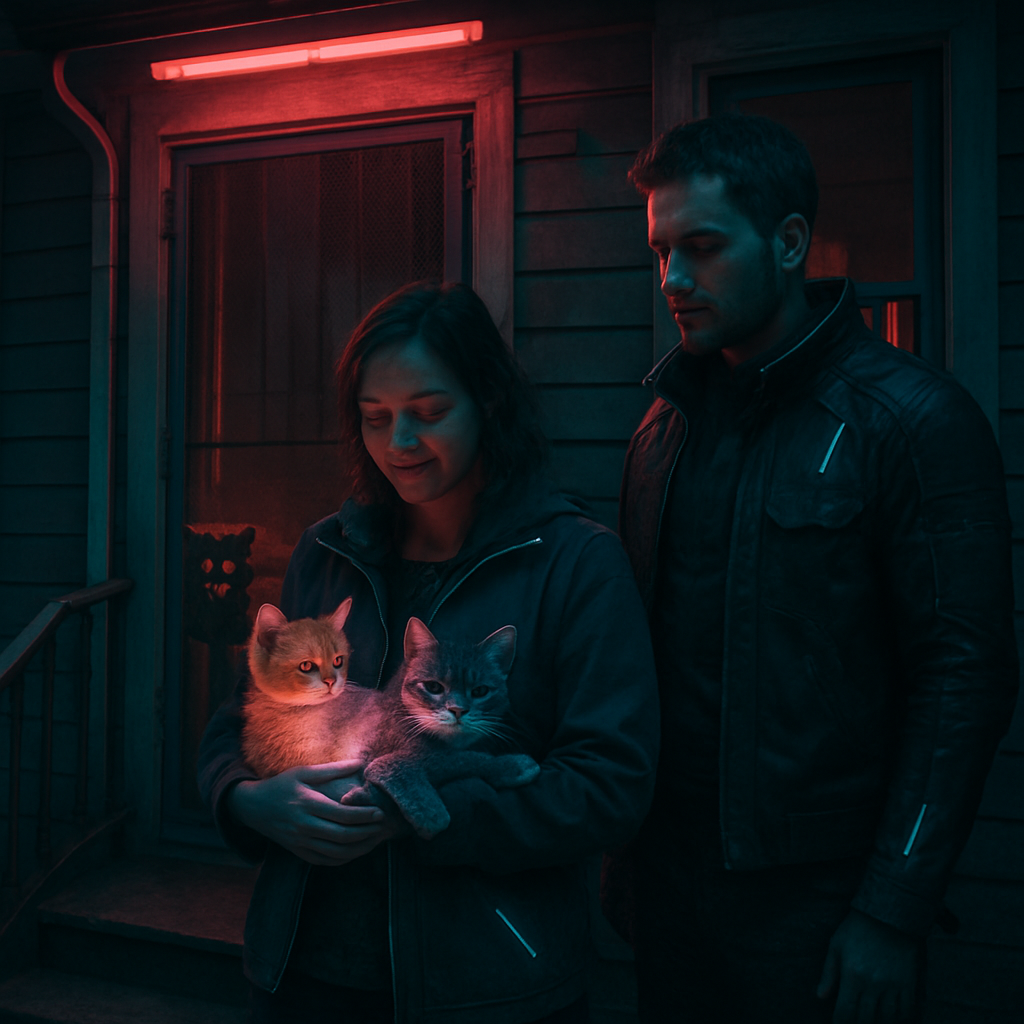 The dream involves kittens, some aggressive and others gentle. After dealing with the aggressive ones with the help of a man, the dreamer successfully brings two sweet kittens home to nurture them.