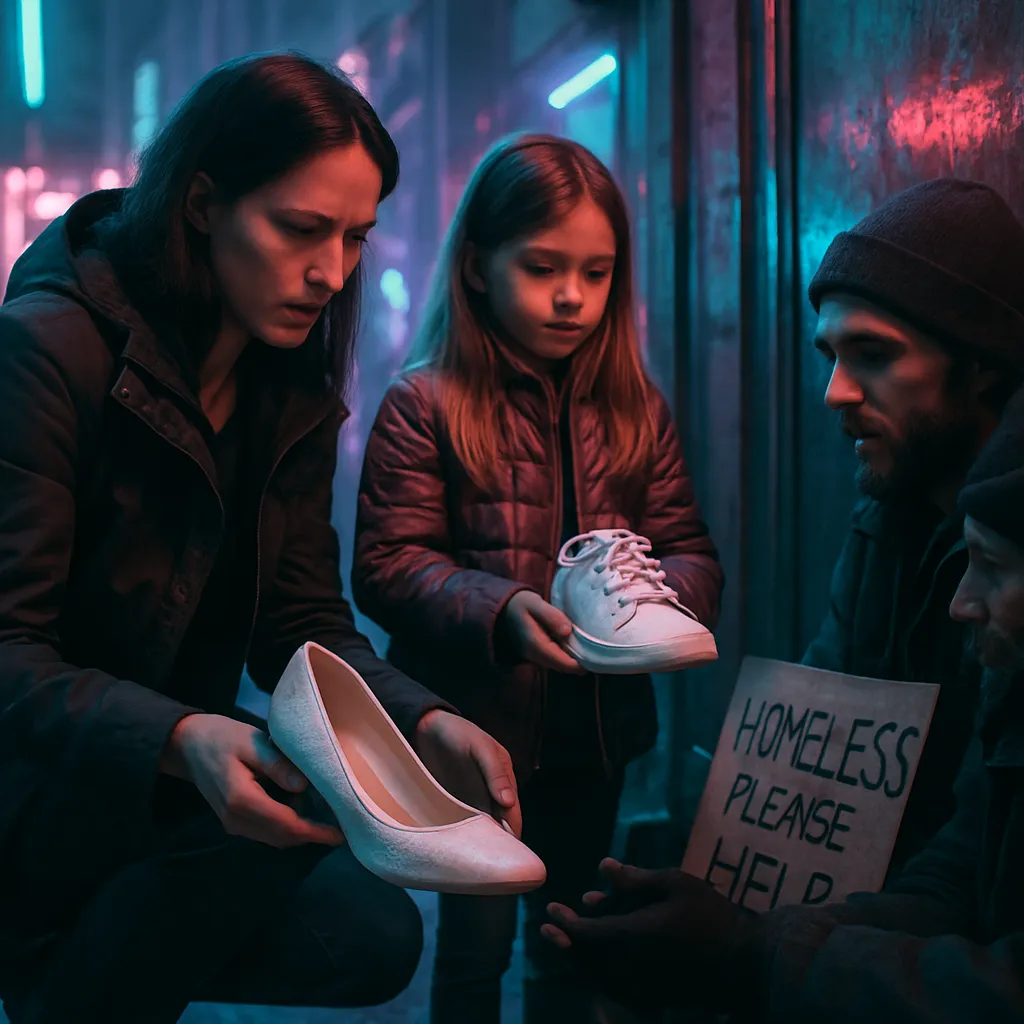 A dream exploring themes of searching for a personal fit in life and considering altruistic actions, represented through shoes.