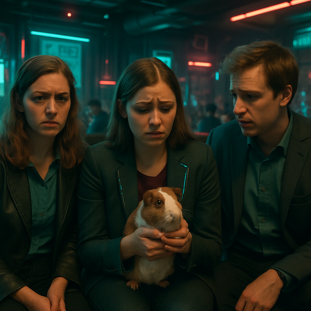 The dream involves the dreamer being in Longview with childhood friends, participating in career-related activities, facing feelings of inadequacy about appearance, handling schemes, and feeling embarrassed. The setting also includes a guinea pig and activities in a bar.