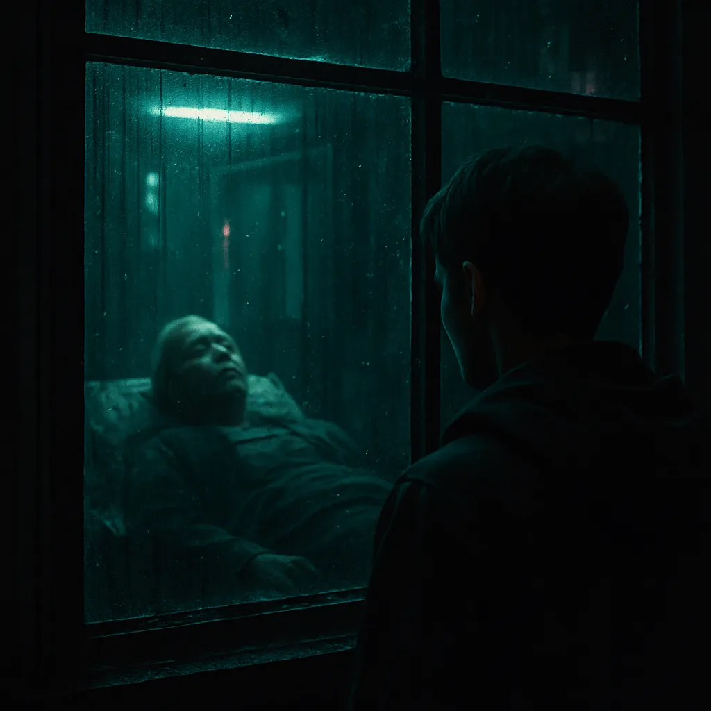A dream where a loved one is seen through a window, eventually passes away, leaving the dreamer feeling alone.