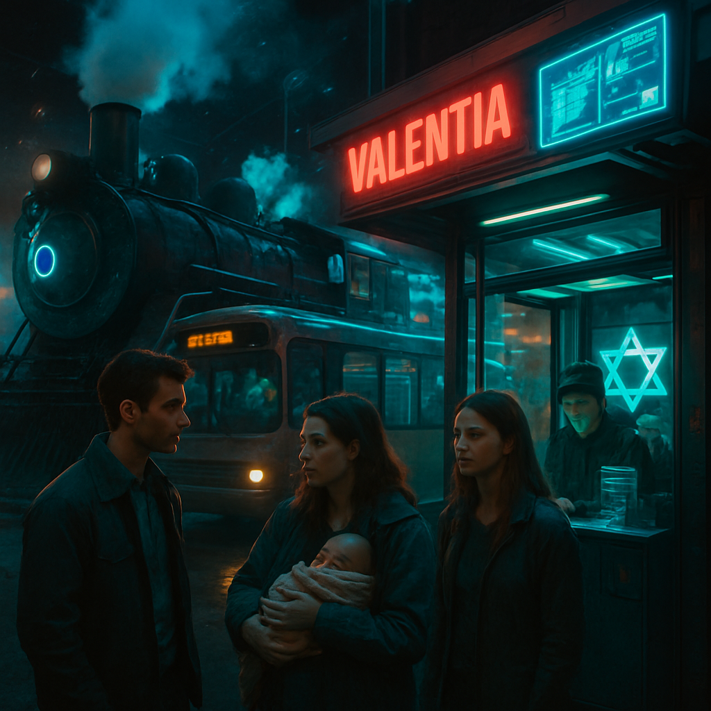 The dreamer travels from California to the northwest on various forms of transportation, encountering steam engines, young women, and a figure named Valentino. In another scenario, the dreamer navigates Boston with Danielle, who has a baby, exploring themes of alternate realities and cultural identity.