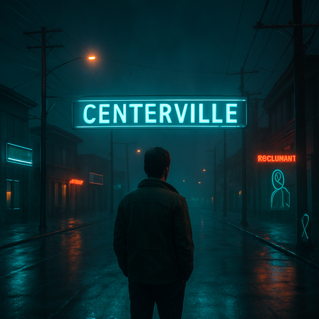 The dreamer arrives in Centerville at night, searches for a sense of home, and decides to find Adam, with Margaret possibly present.