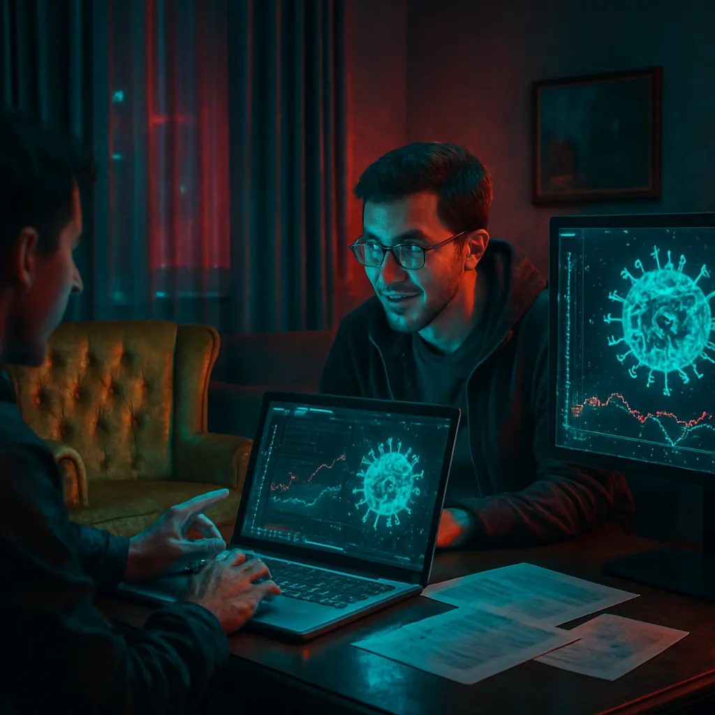 The dream involves assisting a person in conducting research on a crisis, focusing on a gold-colored chair in the family room, and exploring viruses and people's reactions to them. The dreamer feels excited about the process.