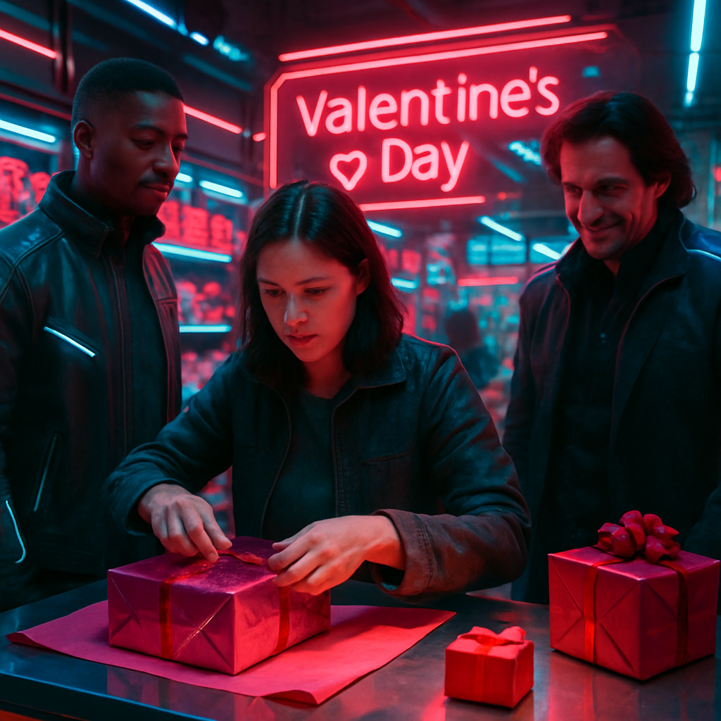 The dreamer finds themselves wrapping gifts in a store on Valentine's Day, preparing gifts for RCa and Lucho, the latter of whom seems to have a sinister intent yet is thwarted by the dreamer's feigned ignorance.