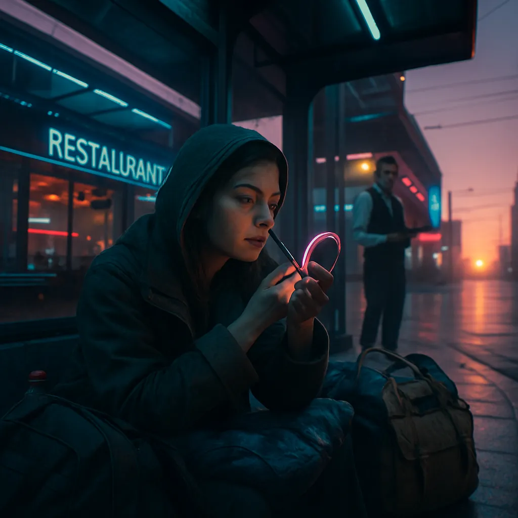 The dreamer felt homeless, preparing at a bus stop for a possible job interview, concerned about belongings, highlighting themes of transition and identity.