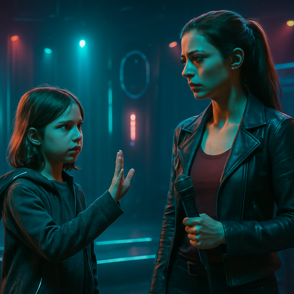 The dream involves a young girl on stage preventing the dreamer from performing due to a secret she knows.