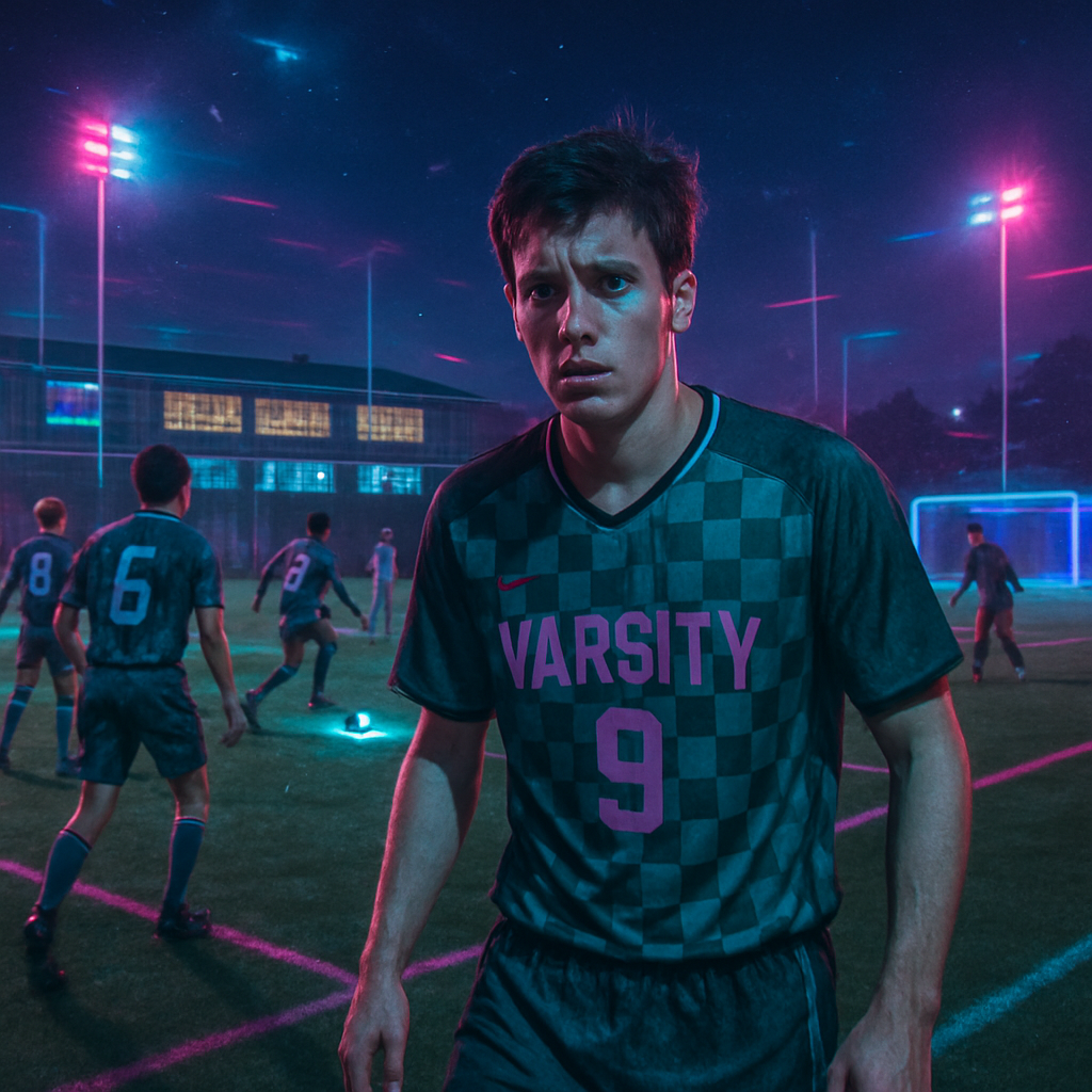 The dreamer is playing for their high school varsity soccer team, feeling unprepared or not performing well.