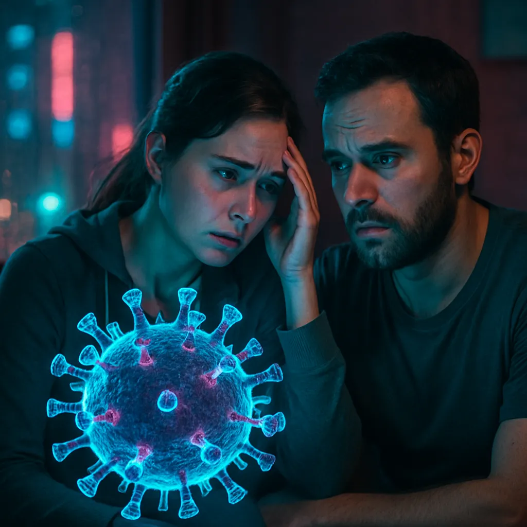 The dreamer had a vague recollection of dreaming about the coronavirus, feeling anxious and discussing it with their husband.