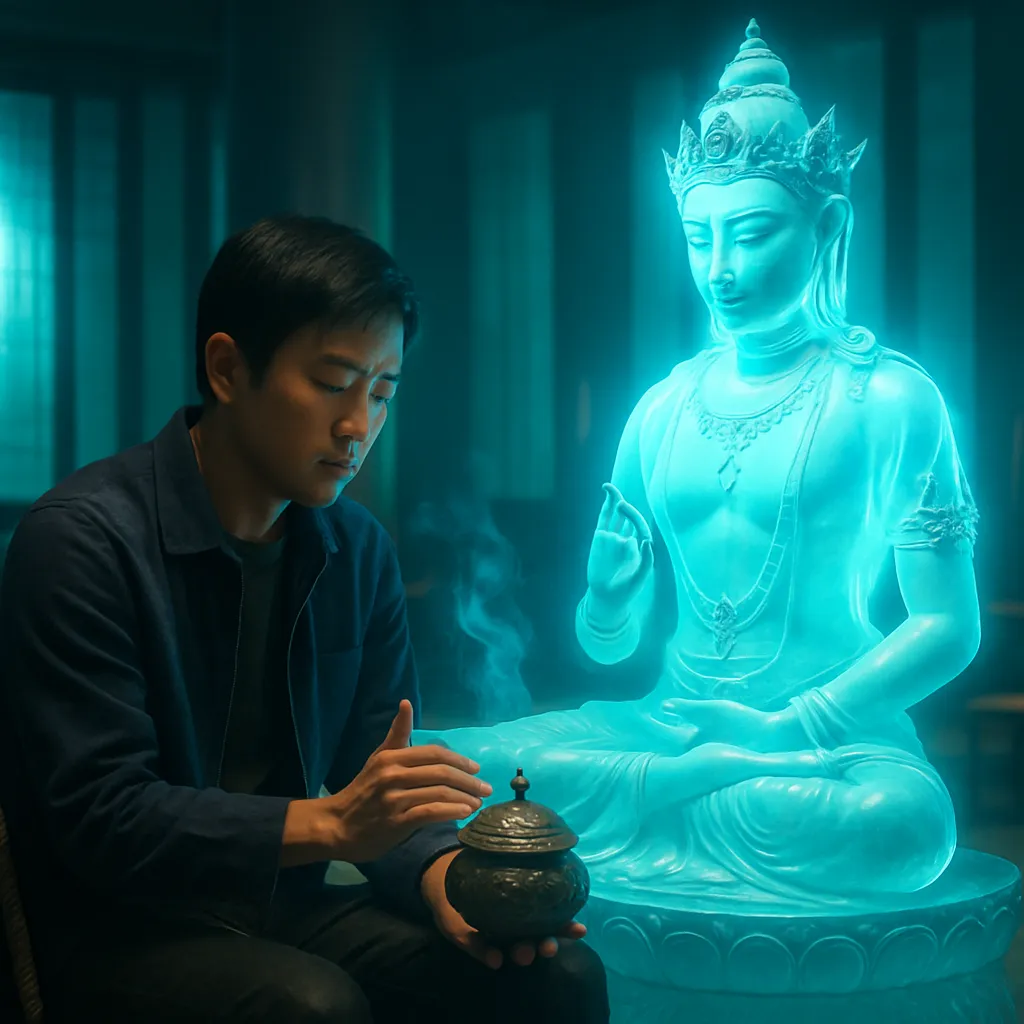 The dreamer encounters Vajrasattva, who provides spiritual guidance about performing a ritual with an incense burner.