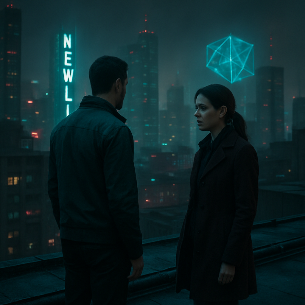 A dream about viewing situations from different perspectives on a roof, involving decision-making and the introduction of a new, complex perspective by the dreamer's wife.