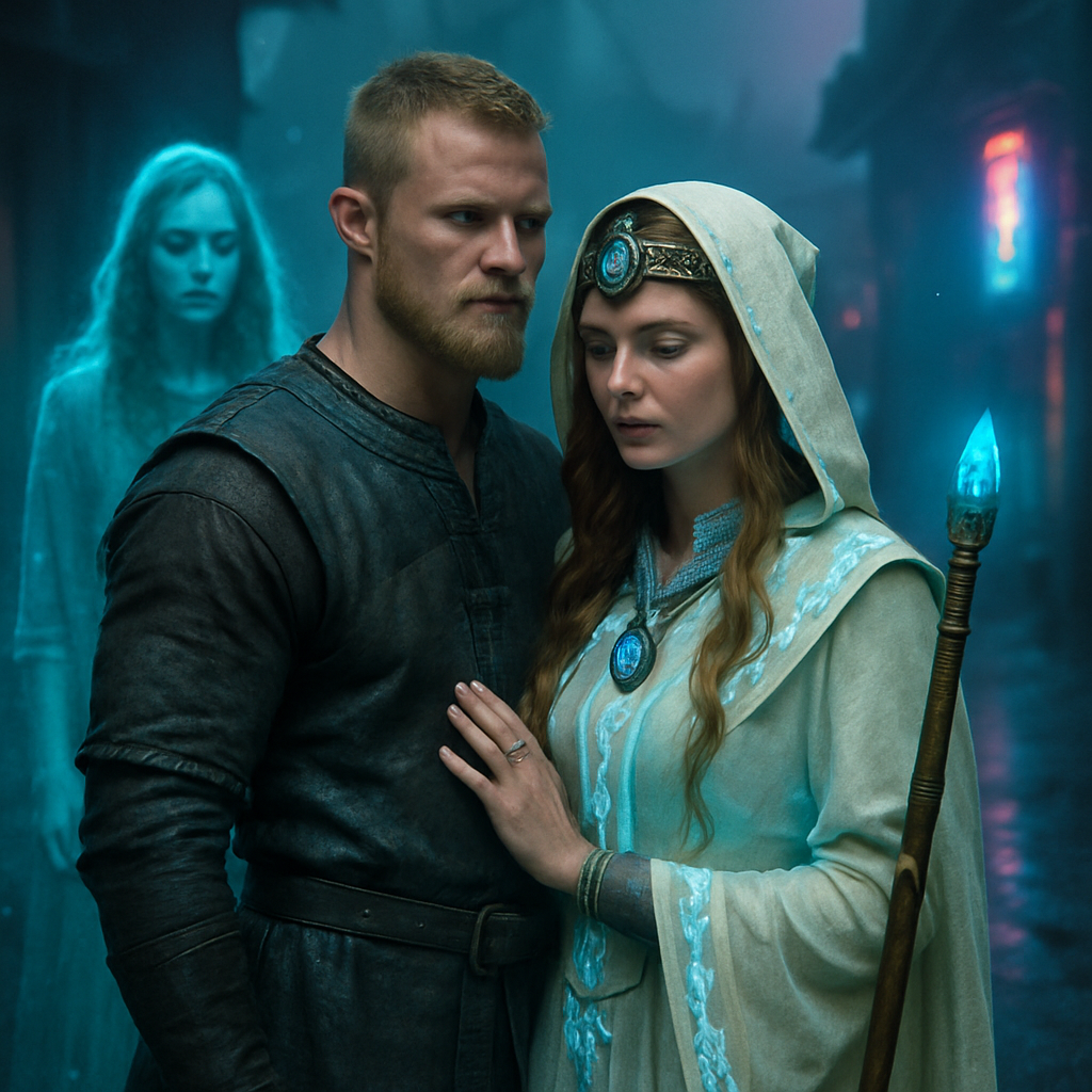 The dreamer encounters Alexander Ludwig at a spiritual retreat, deals with his haunting ex-girlfriend's ghost, and becomes his devoted partner as a magical Priestess in a Viking-era setting.