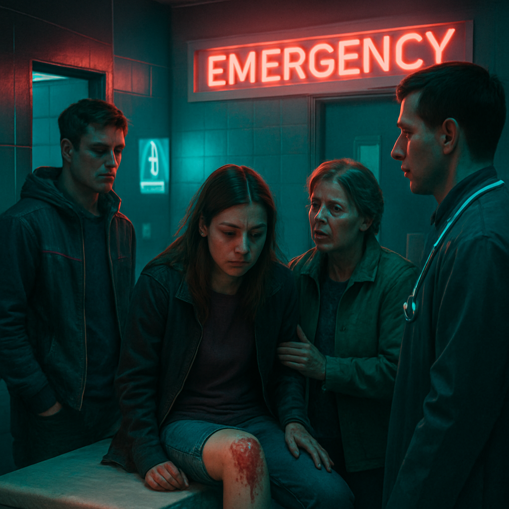 The dreamer and Levi travel to Amherst. The dreamer injures their knee, causing concern. Despite Levi's dismissiveness, the dreamer's mother insists on medical attention. Levi's indifferent response leads to the dreamer's realization of liberation from relationship concerns.