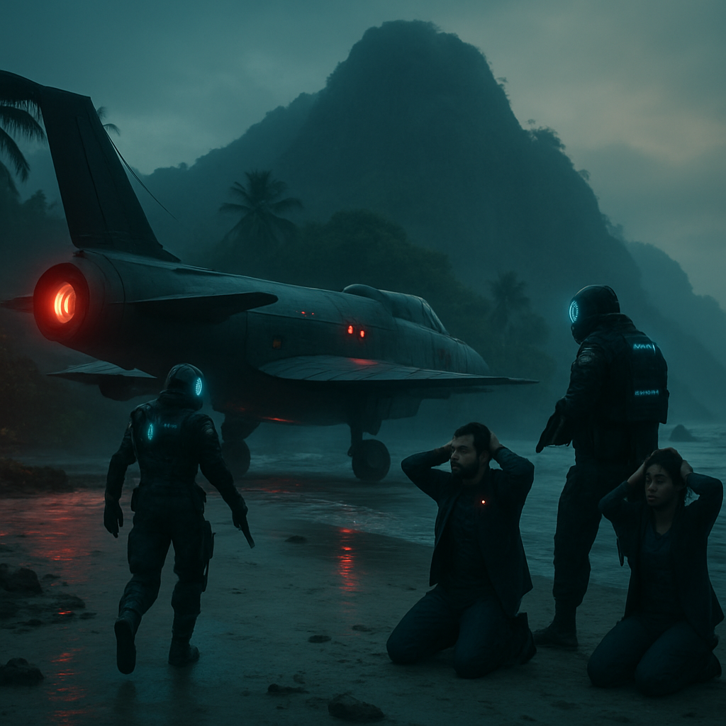 The dream involves flying on a plane, landing on an island to rescue someone to ensure no one becomes a hostage.