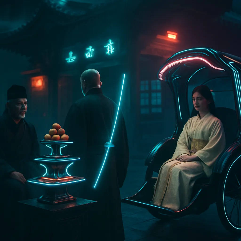 The dream involves a visit to Hoshoji with significant symbols of power, spiritual duty, and intimacy. The dreamer, recognized as an 'Esoteric Master', partakes in spiritual discourse, ritual, and a symbolic journey in a carriage, involving a princess and intricate offerings.