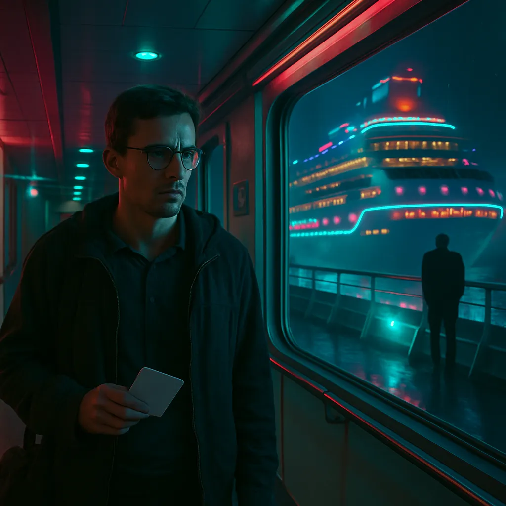 The dream involves a journey on a cruise ship with a person named Douglas, who later disappears. The dreamer experiences confusion about what is needed for the journey and a sense of being on a journey without realization.