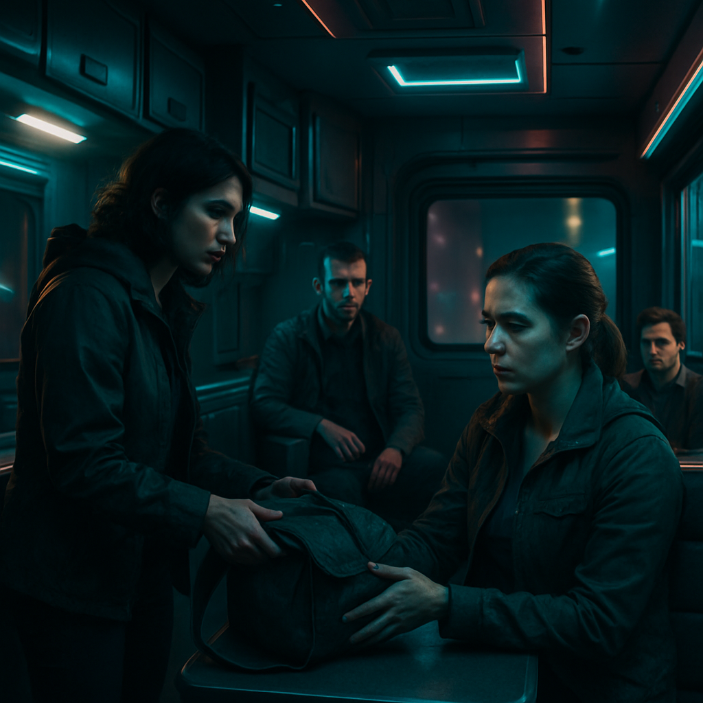 In this dream, the dreamer is in a cramped RV with others, feeling rushed and unprepared for a group discussion they are supposed to lead. Missing important items, the dreamer receives unexpected help from a woman named Maria. A participant usurps the dreamer's role, leading to confusion and departure from the group.