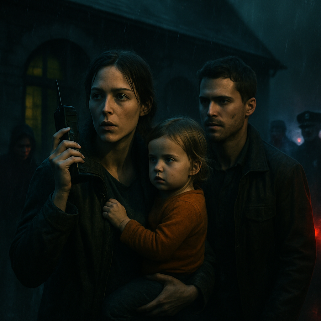 The dreamer becomes another woman with a toddler, trying to flee with her partner (resembling the ex Rory) as they're pursued by bad men and police. Filled with fear and images of wrongdoing, she feels responsible for her partner's actions and protects the child.