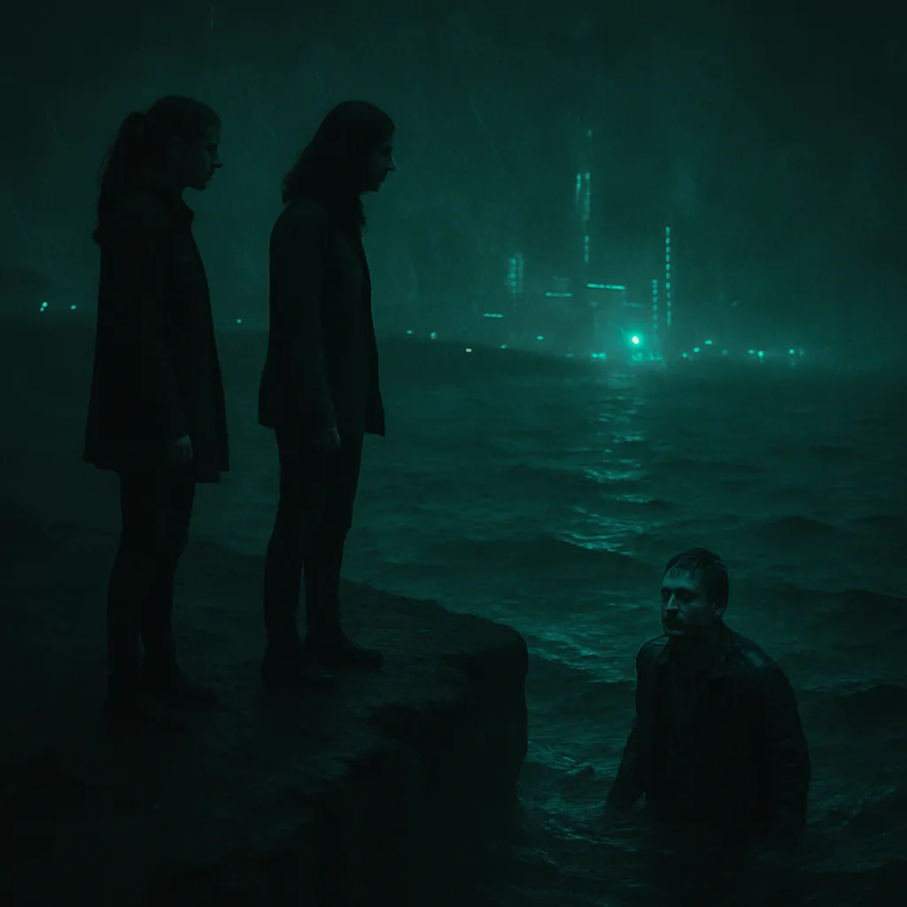 The dreamer was on a cliff by the water with two women and Dave O’Neil from high school. People had committed suicide before, and Dave seemed about to follow. He jumped into the water but emerged instead of drowning.
