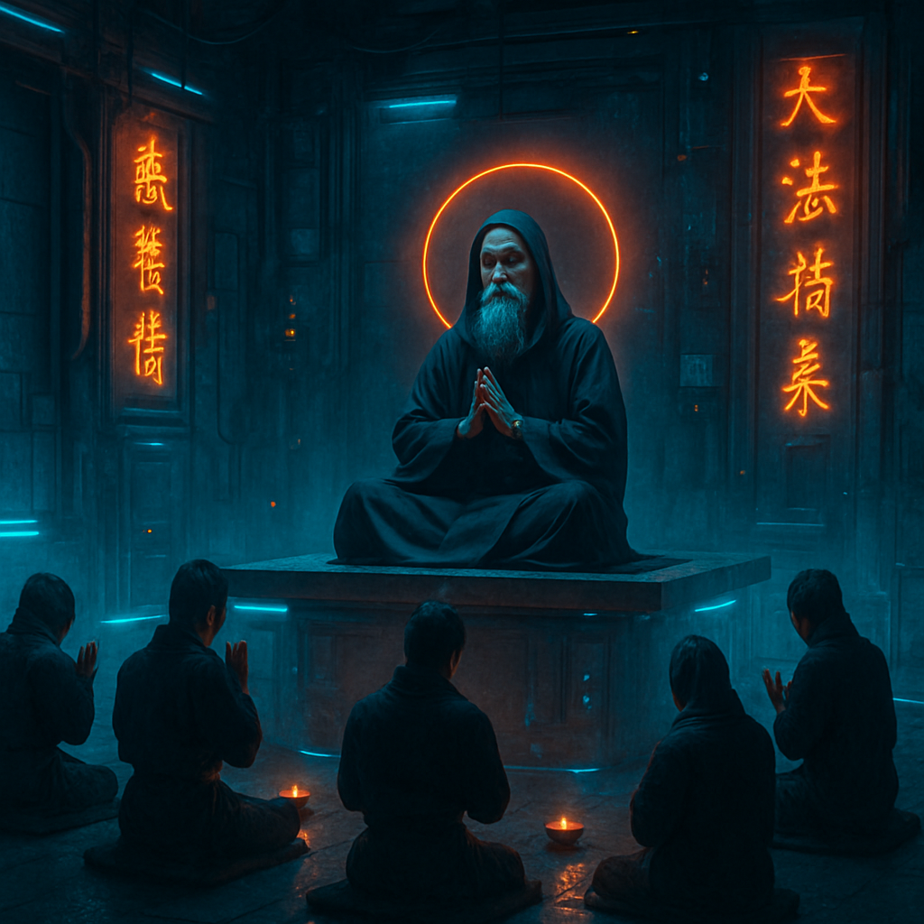 The dream involves the dreamer being instructed by a 'Superior Master' to perform practices on a dais.