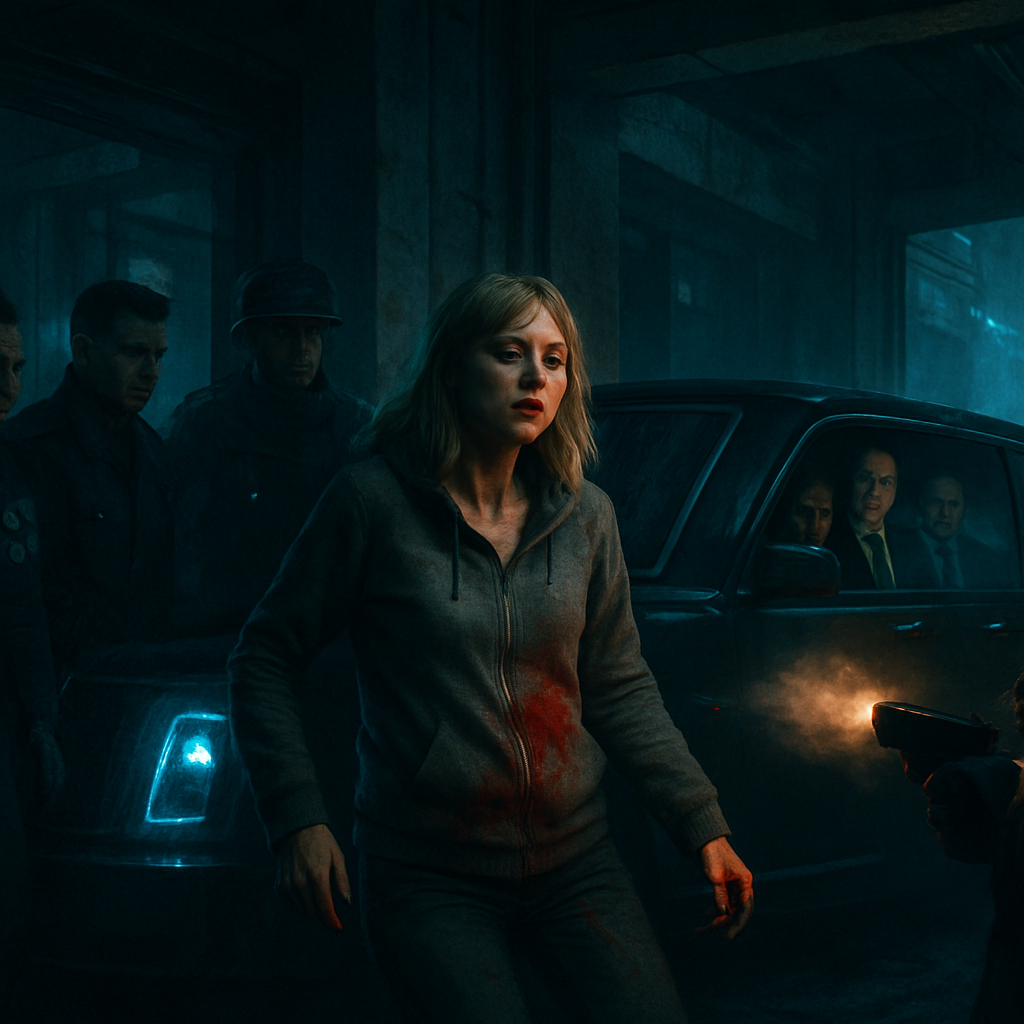 A dream about a troubled family with neo-Nazi ties being forced to move for safety reasons. A young woman in the family interacts with powerful men but faces existential danger when violence erupts around the dreamer, culminating in them being shot.