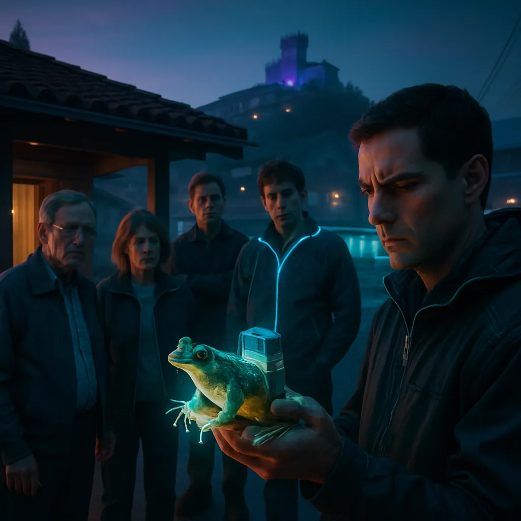 The dream centers around being in San Marino with family and acquaintances. The dreamer navigates complex emotions, confrontations with Manuel, and feelings of inadequacy and deprivation while staying in a cabana, exploring familiar locations. The dream ends with reflections on transportation and a surreal transformation of a frog into a pack of cigarettes.