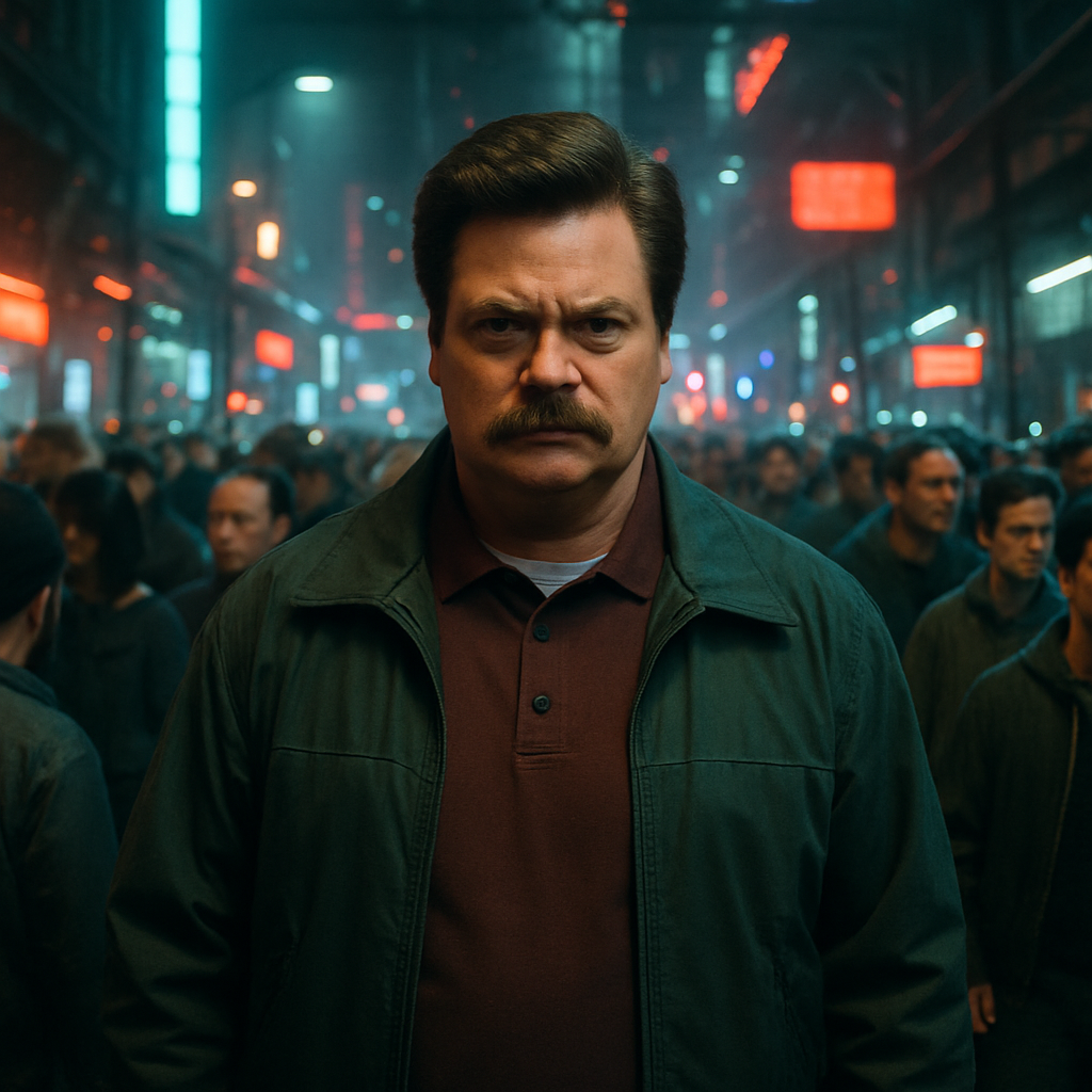 Ron from Parks and Recreation oversees changes in a community setting. Physical changes are straightforward, but attitude changes are more challenging.