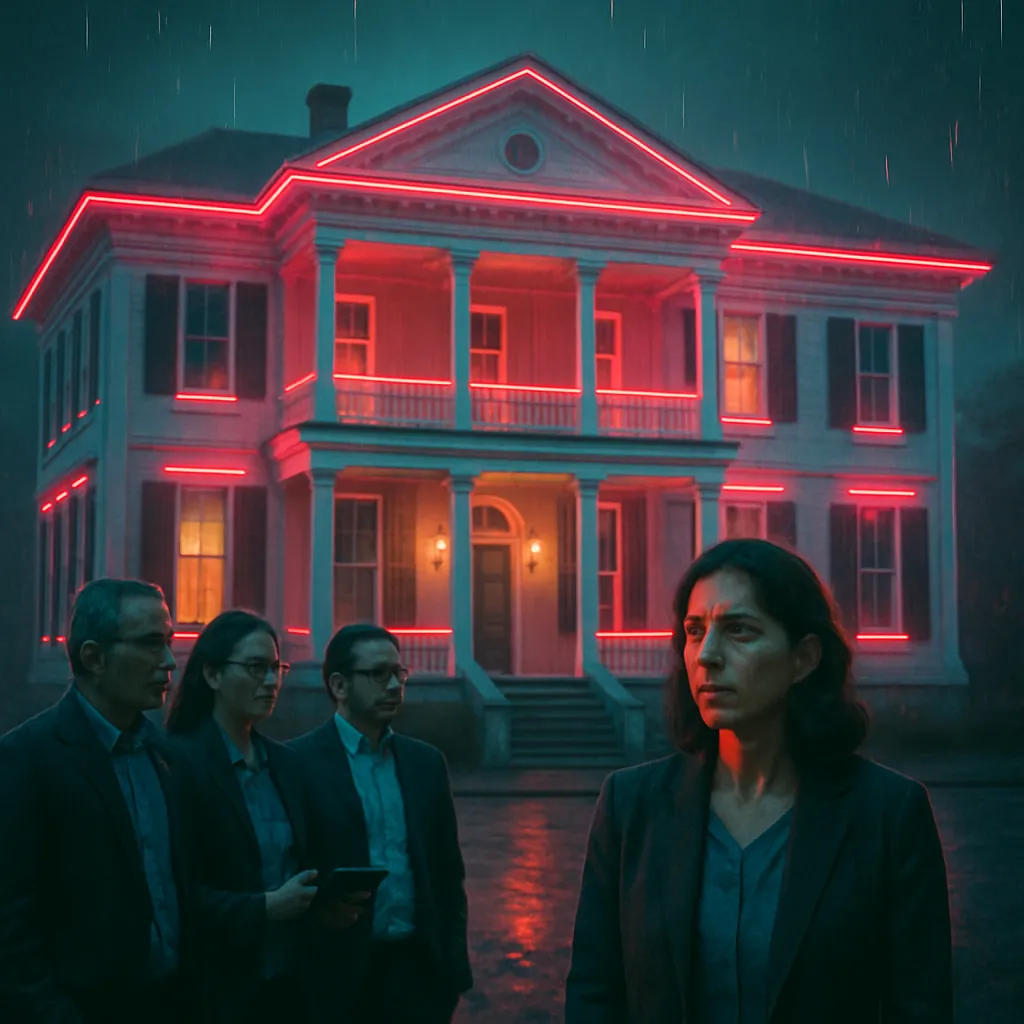 The dreamer helps foundation people manage diverse programs and faces the challenge of connecting them. A vivid image of a colonial-style house leaves a painful impression.