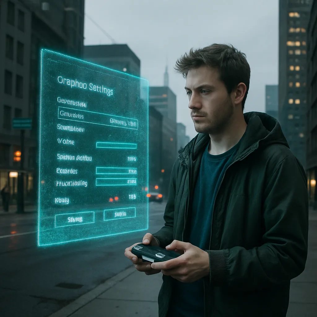 The dream took place in a video game that mimicked the dreamer's city, where they had control over the game's graphics settings, blending reality with virtual reality.