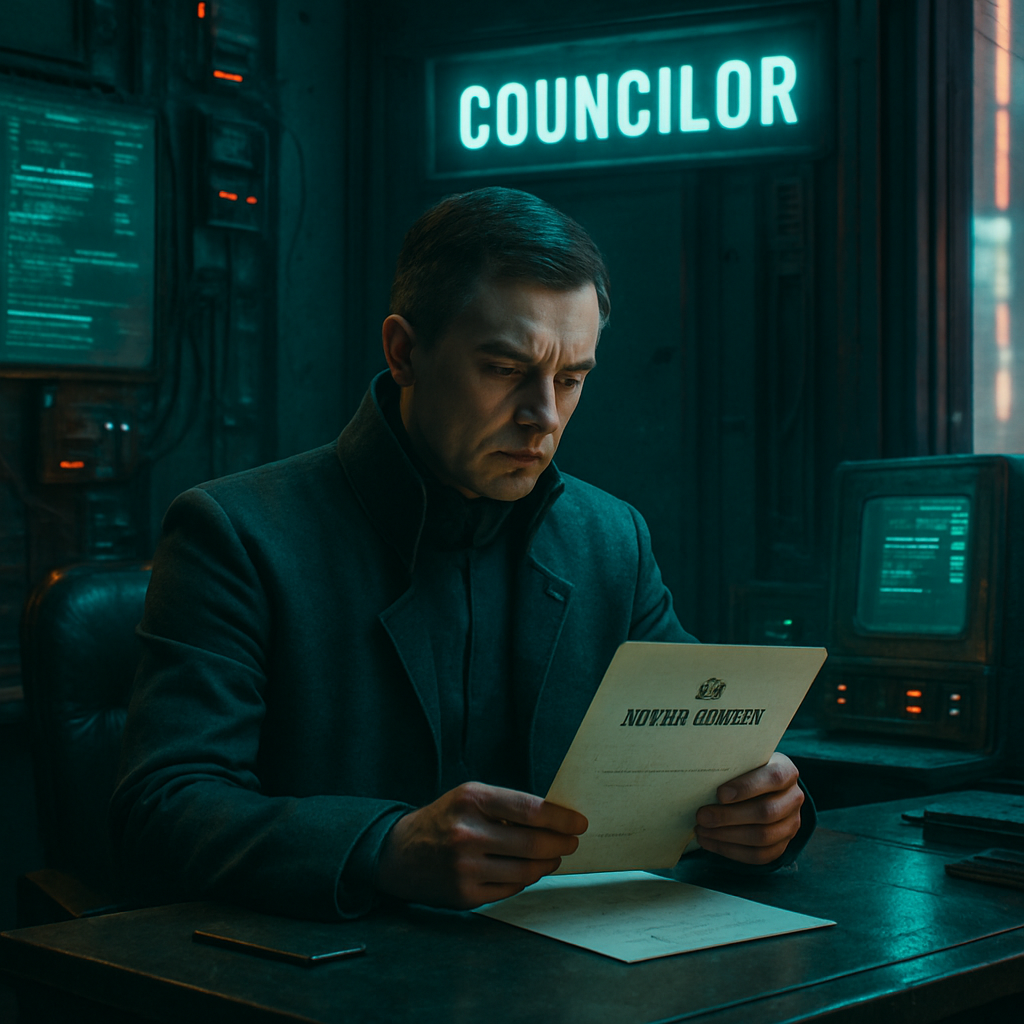 The Councilor unexpectedly receives a letter from the office of the Retired Emperor to discuss something important.