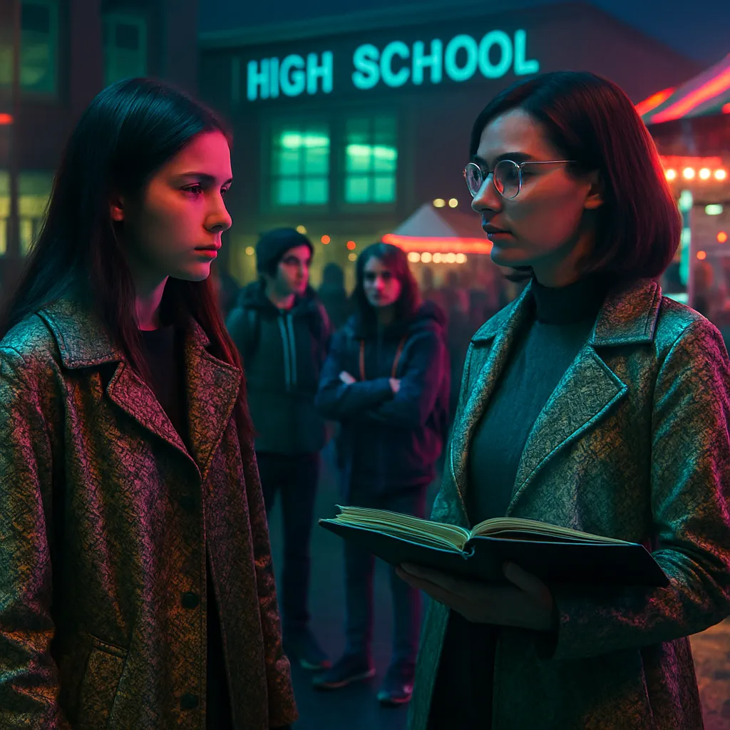 The dreamer finds themselves in a nostalgic educational setting, feeling disconnected from peers and younger students. An intriguing new teacher introduces them to new knowledge, symbolized by the remarkable snakeskin coat. There's a sense of competition with the younger group, marked by rejection of alcohol and concern for self-control.