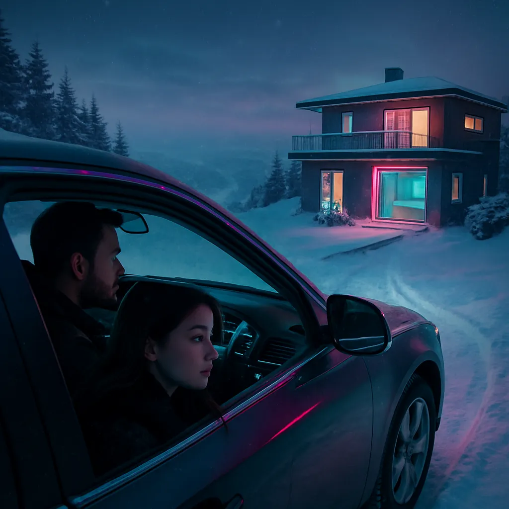 The dream features the dreamer with Ailee in a car at the top of a snowy hill, contemplating how to descend. They visit a nice house and the dreamer appreciates using the beautiful bathroom.