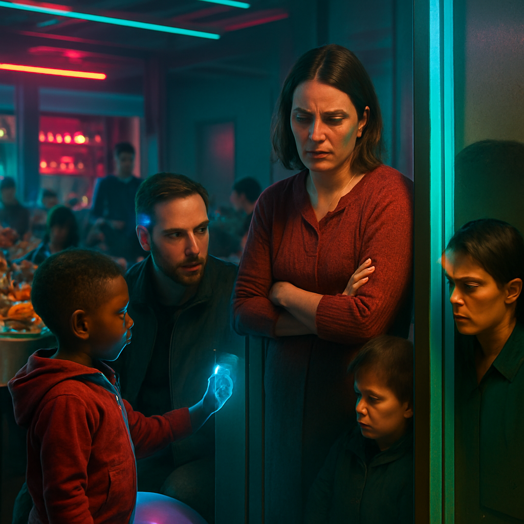 The dream involves attending a Thanksgiving dinner in a large hall, experiencing a time shift, interacting with a server, and an encounter with Levi involving a little black boy and his harsh mother.